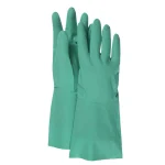 Nitrile Gloves 13" Flock Lined (Green)